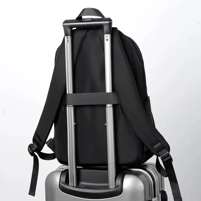 rilidépensé-sac à dos d'affaires pour homme, sac d'ordinateur de grande capacité, sac à dos de voyage simple, sac à dos universitaire décontracté