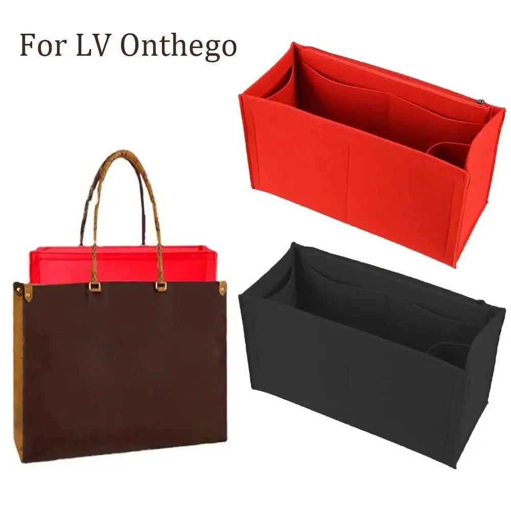 Feutre insérer doublure sac à main organisateur pochette sac à main sac fourre-tout sac interne pour LV Onthego