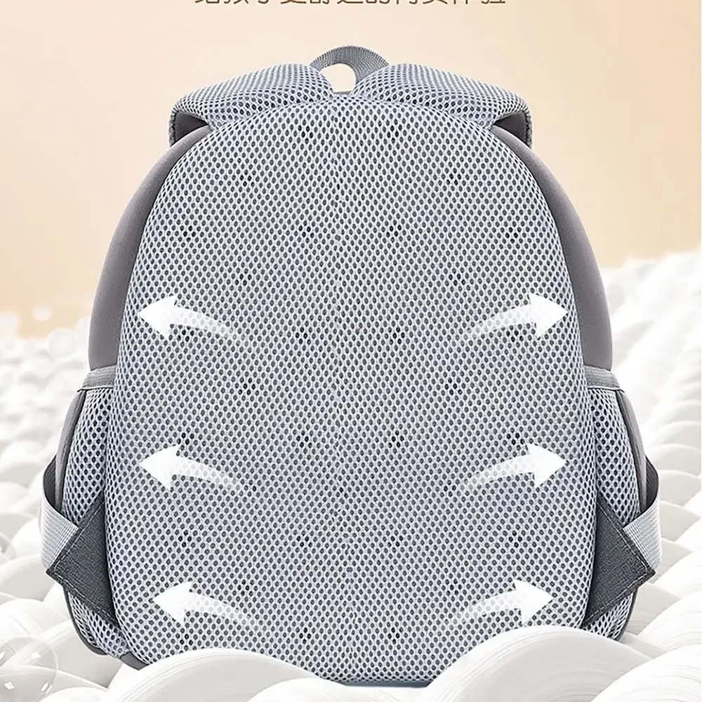 sac d'école portable de grande capacité, bandoulière réglable, sac de voyage durable, sacs à bandoulière à rayures réfléchissantes de dessin animé pour étudiant