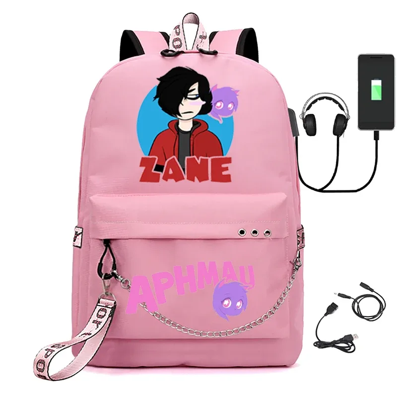 sac à dos usb en toile pour hommes, sac à bandoulière avec étui à crayons, pour garçons et filles