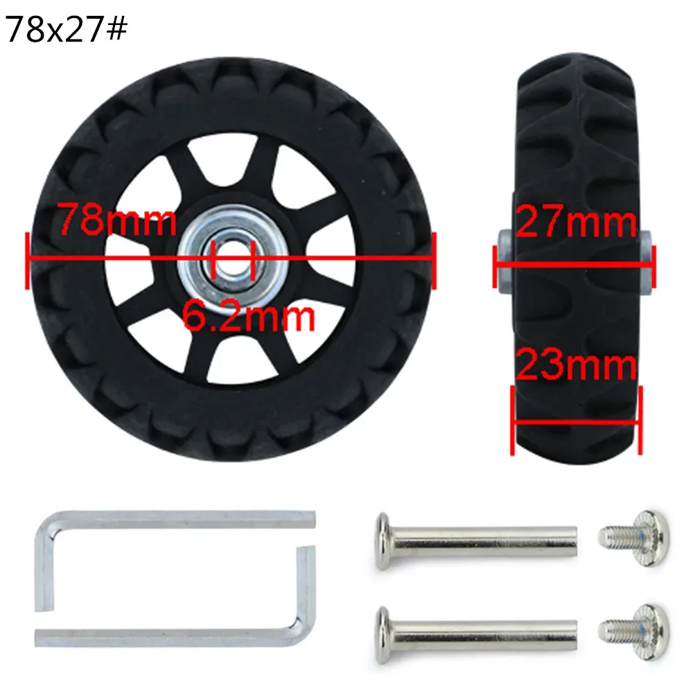 roues de remplacement pour valise à roulettes, accessoires universels, multi-taille, 1 pièce