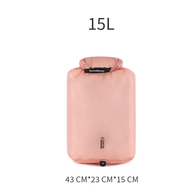 sac étanche ultraléger pu8000mm pour la natation, le camping, la randonnée, pochette de rangement, organisateur de bagages de voyage, sac à vêtements 9l 15l 20l