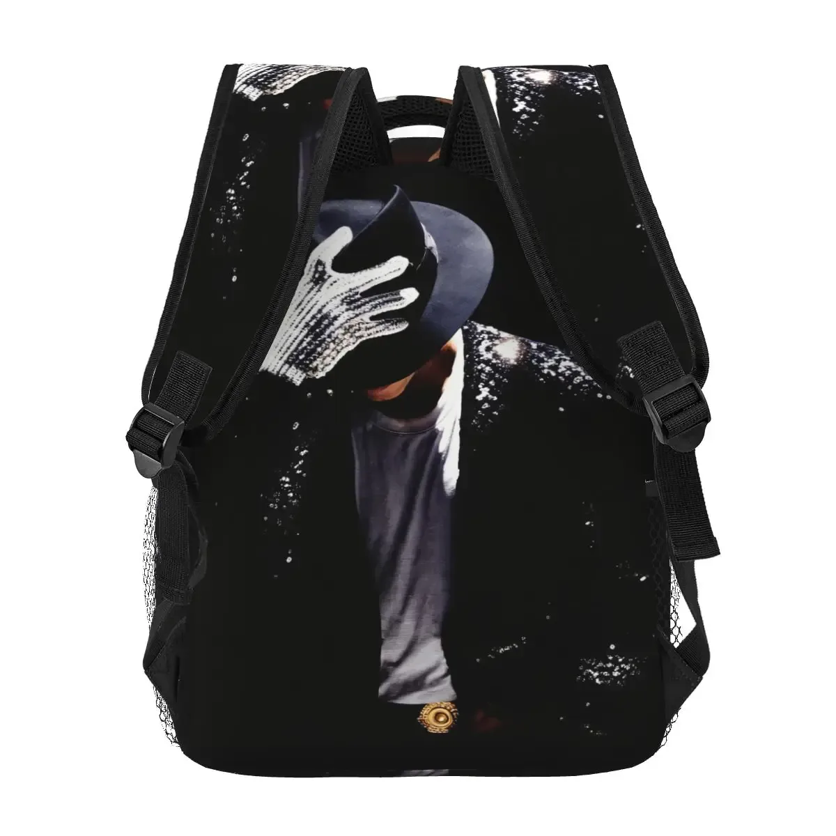 sac à dos à motif imprimé michael jackson pour étudiants, sac d'école, sac à dos de randonnée, sac à dos de voyage pour garçons et filles, sac à dos à la mode, sacs à bandoulière