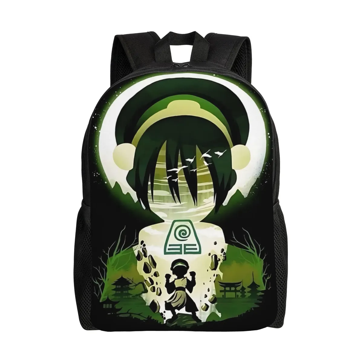 sac à dos avatar the last airbender pour couple, 1 pièce, nouvelle collection toph's ability pour la rentrée scolaire