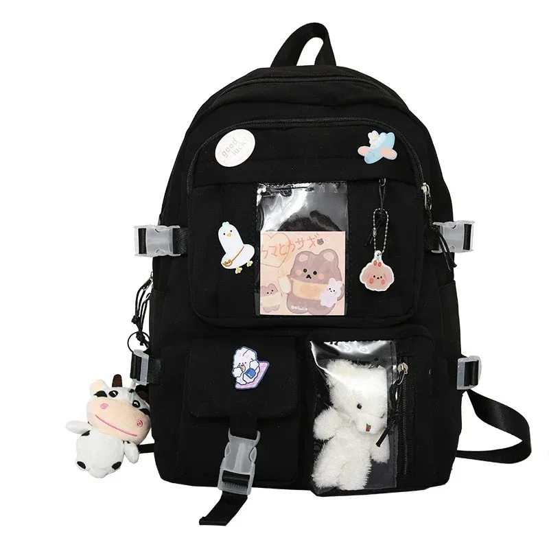 sacs à dos populaires pour filles, couleur rose violet, pour lycéennes, sans aucune version accessoire