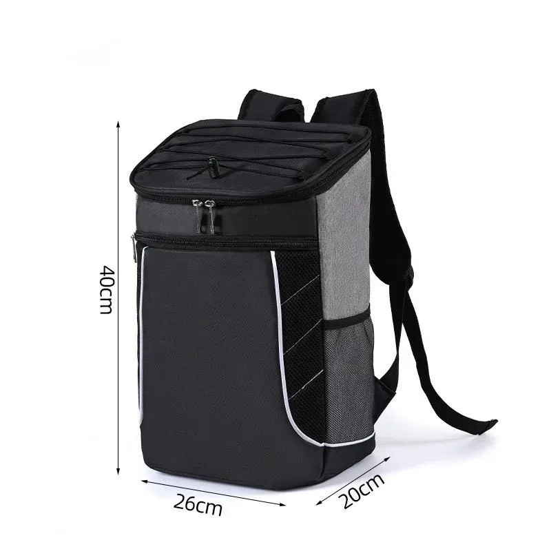 2025 nouveau sac à dos grande capacité isolation thermique sac de glace en plein air pique-nique épaule sac à dos grandes boissons de bière sacs isothermes