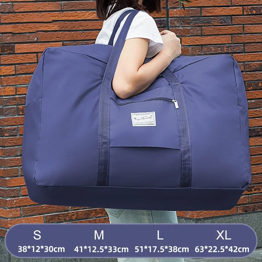 Sac de Rangement de Voyage Pliable Durable, Multifonction, Oxford, Bagages, Grande Capacité, Étanche, Sacs à Main de Voyage, Poudres de Vêtements