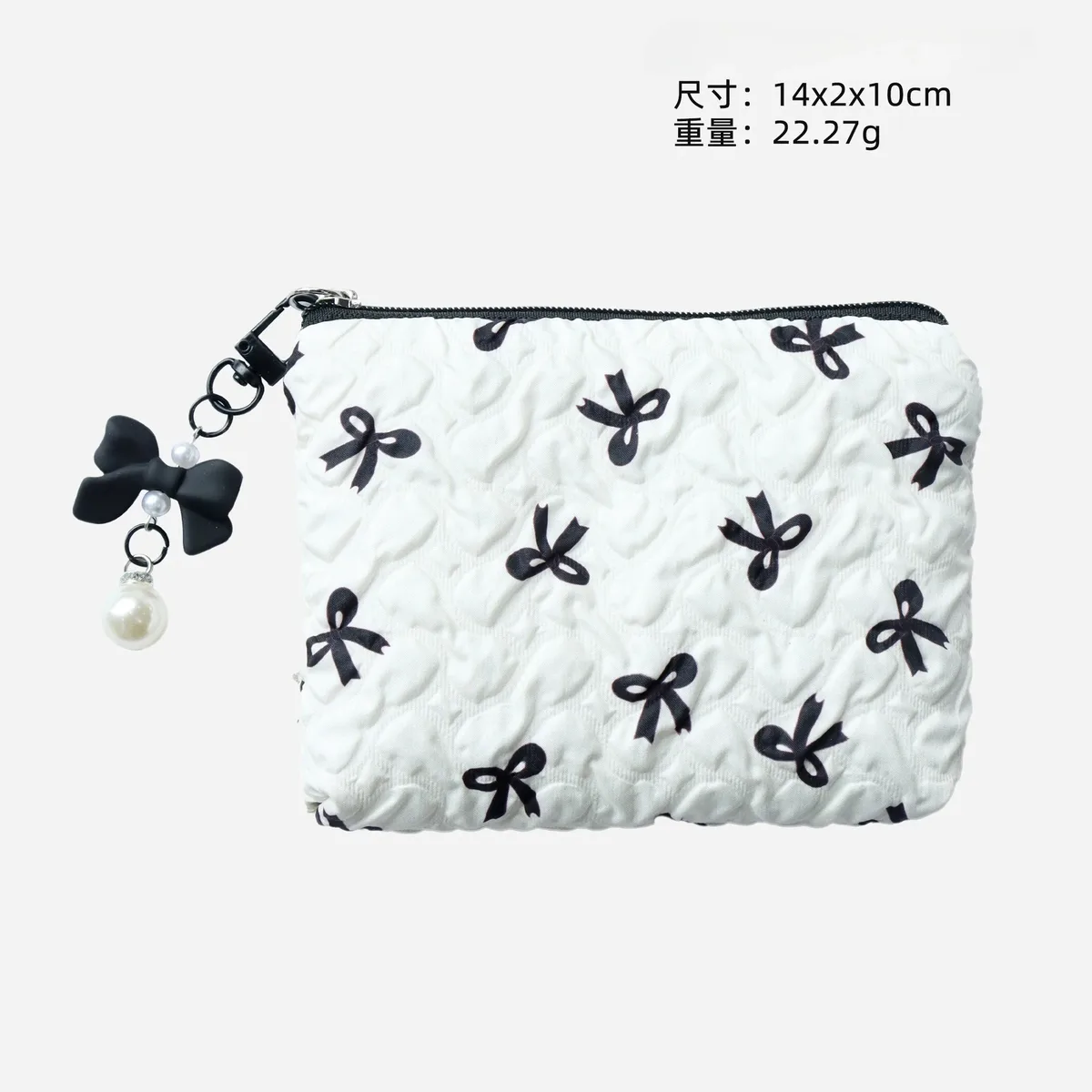 nouvelle trousse de maquillage élégante à nœud, grande capacité, pochette de maquillage à main, trousse de toilette portable pour femmes, organisateur de rangement pour rouges à lèvres