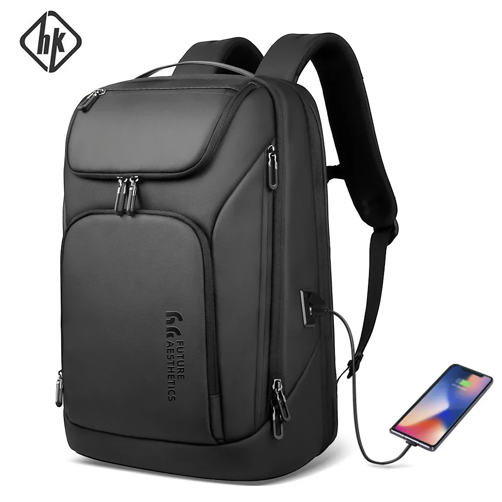 ian-sac à dos de voyage spacieux pour homme, sac à dos pour ordinateur portable 17.3 ", grande capacité, sacs à dos étanches avec usb, nouveauté