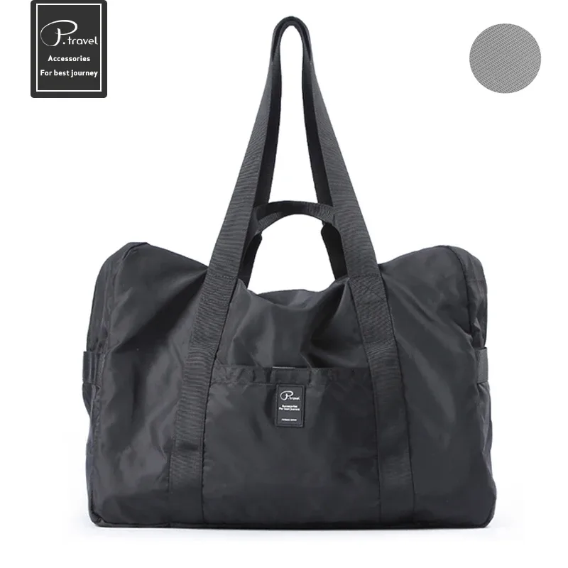 sac de voyage pliable et étanche, fourre-tout de grande capacité, sac de rangement de bagages avec plusieurs poches