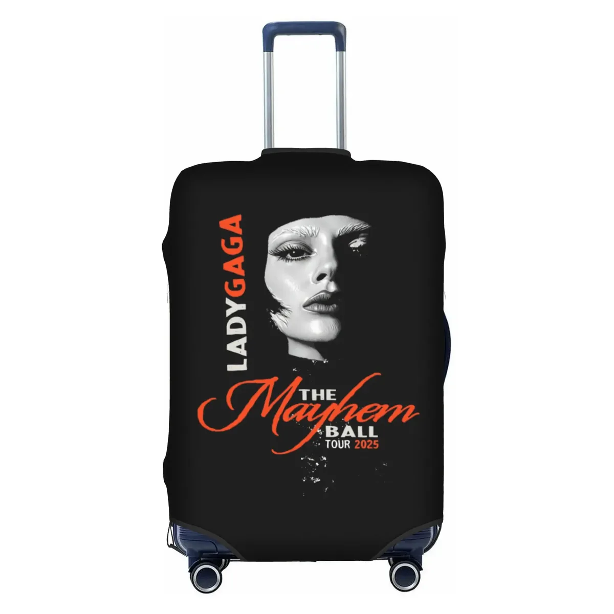 housse de valise élastique de voyage american singer l-lady g-gaga, protection pour valise adaptée aux bagages de 18 à 32 pouces