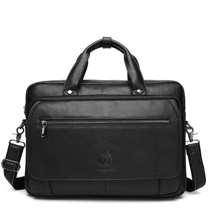 schlatum porte-documents en cuir véritable dur pour hommes 16 pouces bureau affaires ordinateur sac de luxe vintage sacs à main