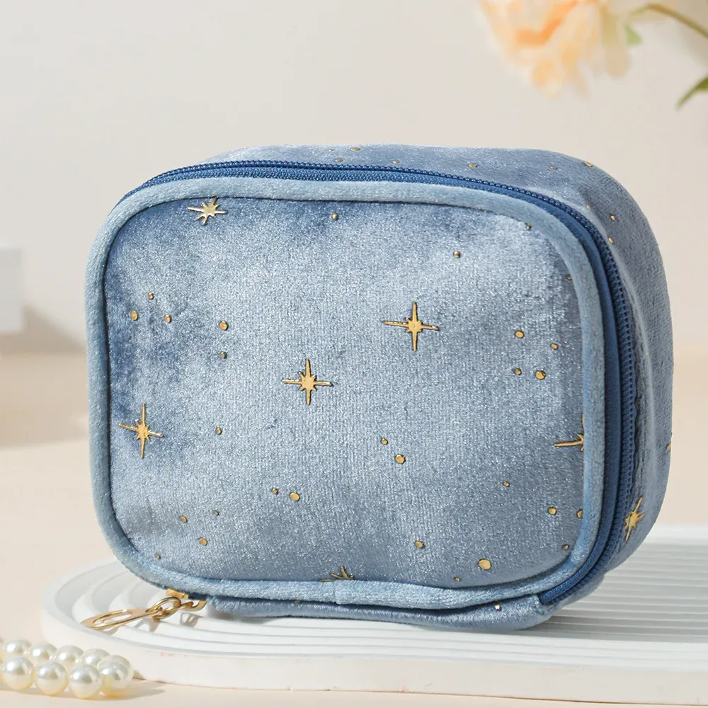 mini sac à cosmétiques carré mignon pour femmes, écouteurs portables, rouge à lèvres, serviettes hygiéniques, pochette de rangement, petits sacs de maquillage à fermeture éclair