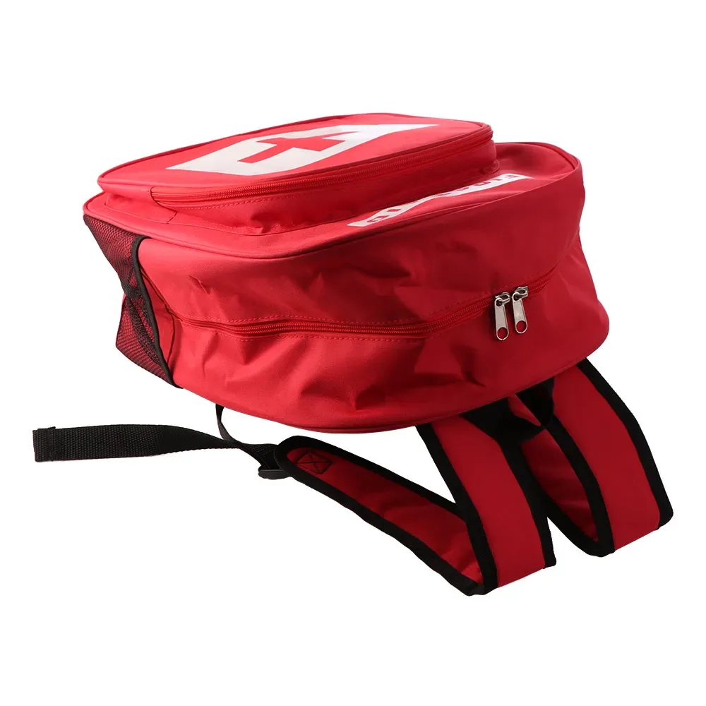 sac à dos d'urgence vide pour médicaments, anti-rayures, rouge, sacs de sauvetage extérieur, sacs de traumatologie multi-poches en nylon pour premiers intervenants