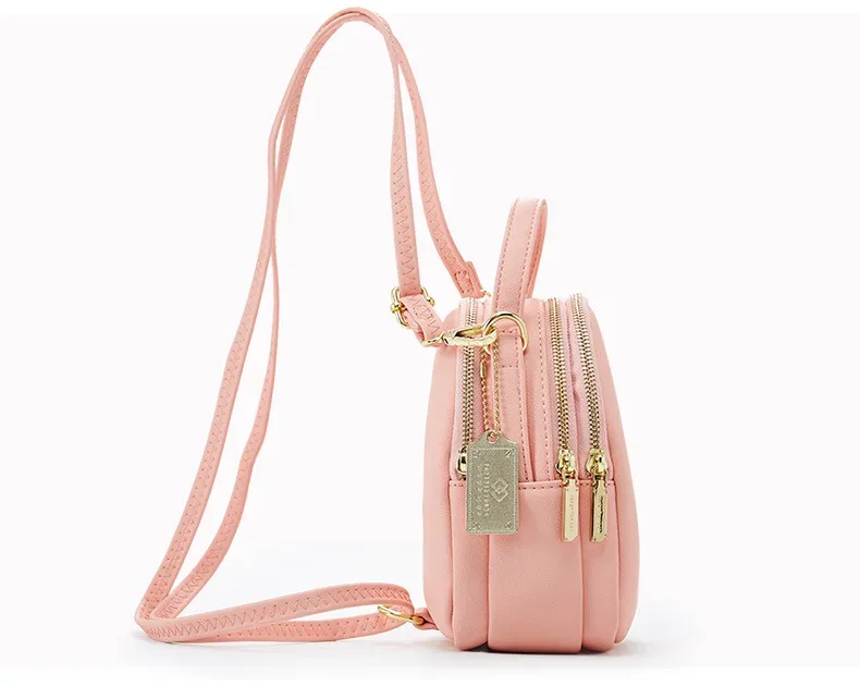 mini sac à dos pour femme, sac à main pour femme, fourre-tout multifonctionnel, sac initié de luxe, document solide, sac décontracté pour femme