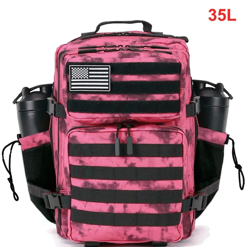 35l sac à dos tactique pour femmes hommes molle voyage en plein air camping randonnée sac sport week-end athlète sac à dos de gymnastique double porte-gobelets