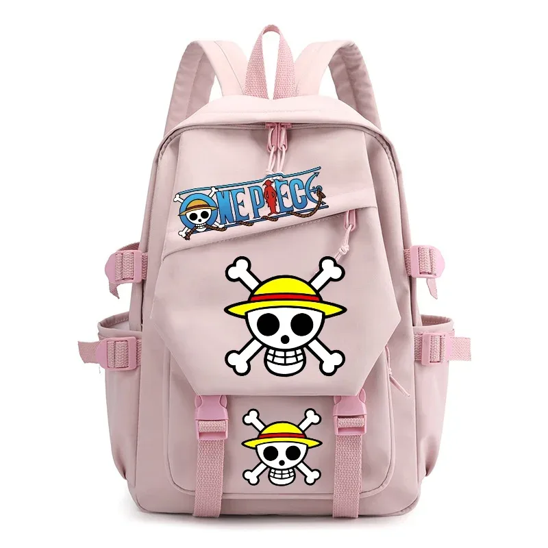 sac à dos one piece pour adolescents, sac à dos pour ordinateur portable, monkey d. luffy, grande capacité, sacs d'école pour étudiants, sac de voyage décontracté pour l'extérieur