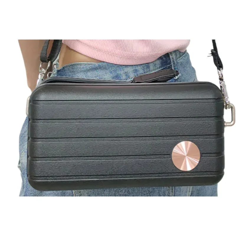 trousse de maquillage compacte à coque rigide – sac à bandoulière étanche pour les voyages de nuit, le sport et l'utilisation quotidienne