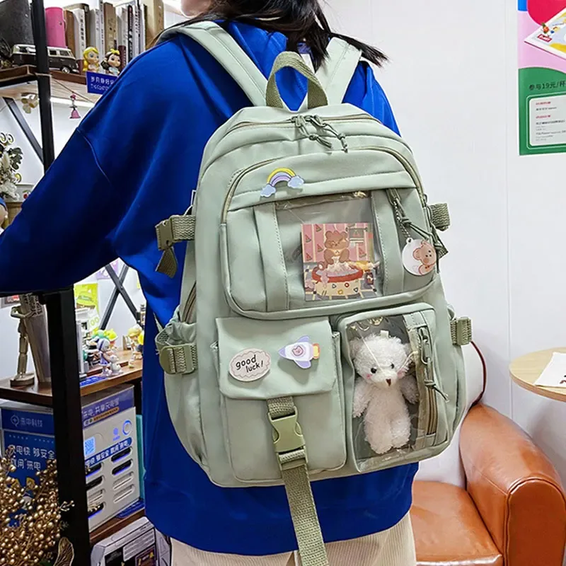 mode filles sac à dos nouvelle grande capacité style coréen femmes sacs à dos mignon étudiant école sac à dos polyvalent femmes sac