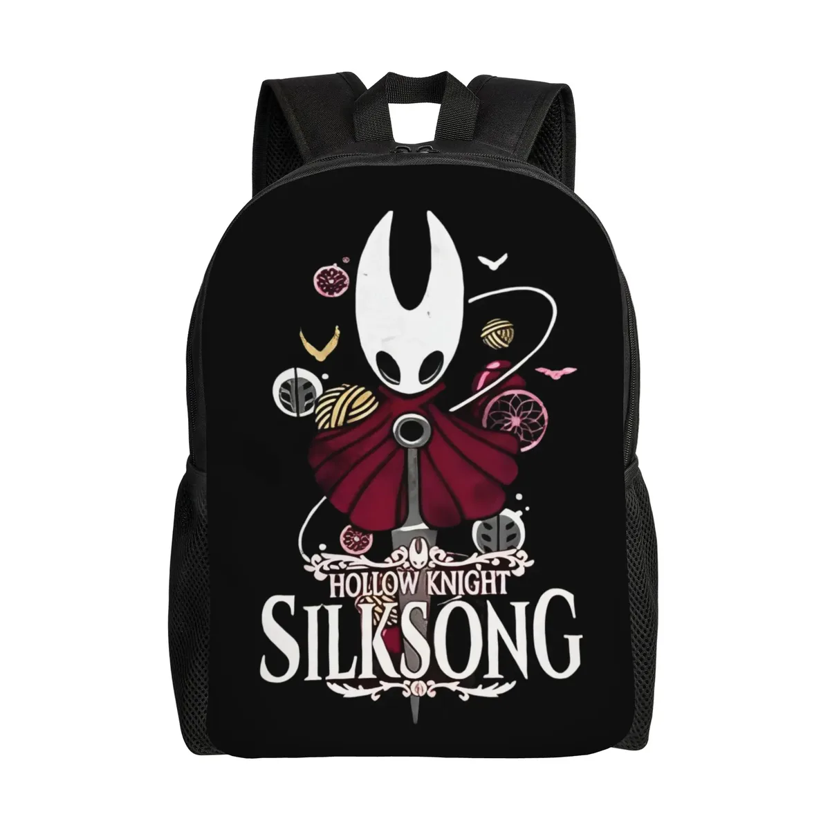 sac à dos décontracté hollow knight silksong pour l'extérieur, la randonnée, les voyages, le collège, pour hommes et femmes