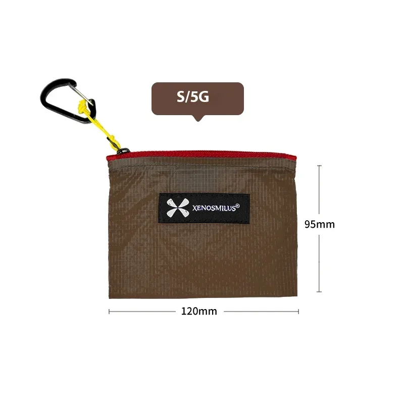 xenosmilus – sac étanche pour cartes de monnaie, porte-monnaie multifonctionnel revêtu de silicone, sac de rangement portable minimaliste