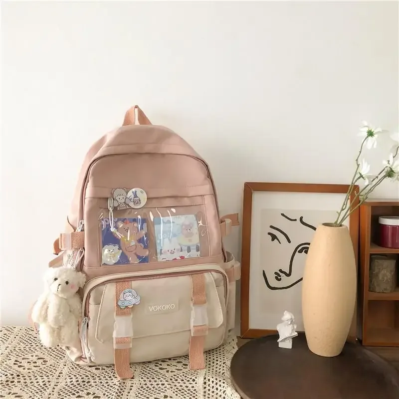 sac à dos étanche pour femme, sac d'école pour adolescente, cartable d'étudiant, sac à dos pour ordinateur portable, sac à dos de voyage féminin mignon
