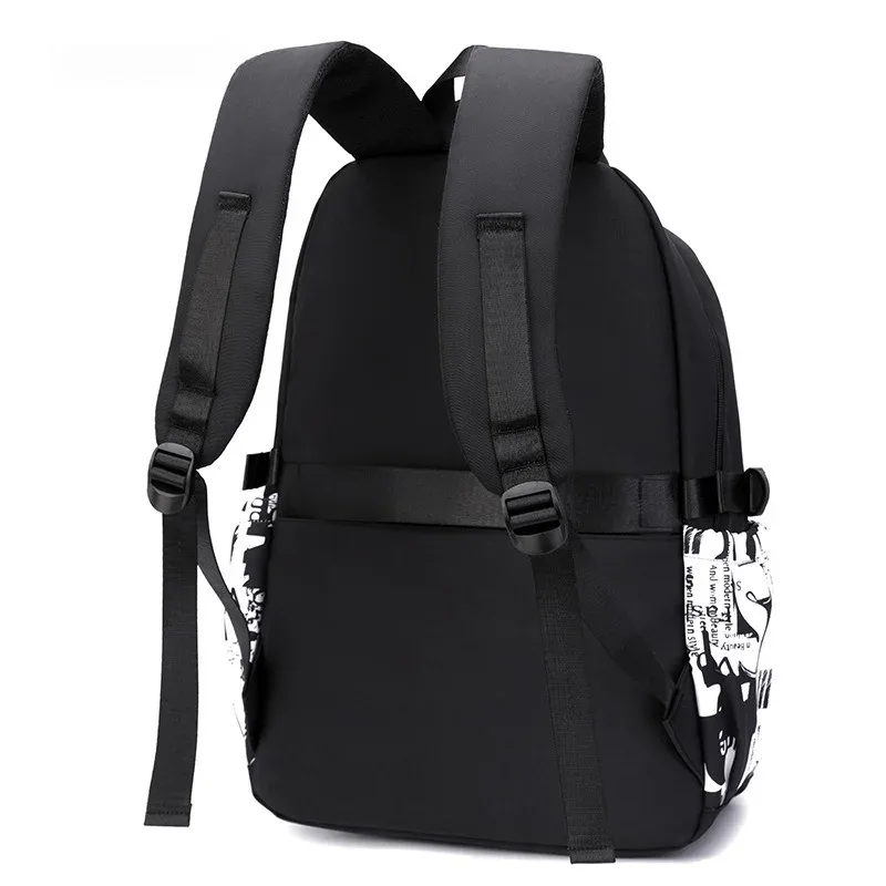sac à dos de voyage léger grande capacité pour enfants, adolescents et collégiens, noir