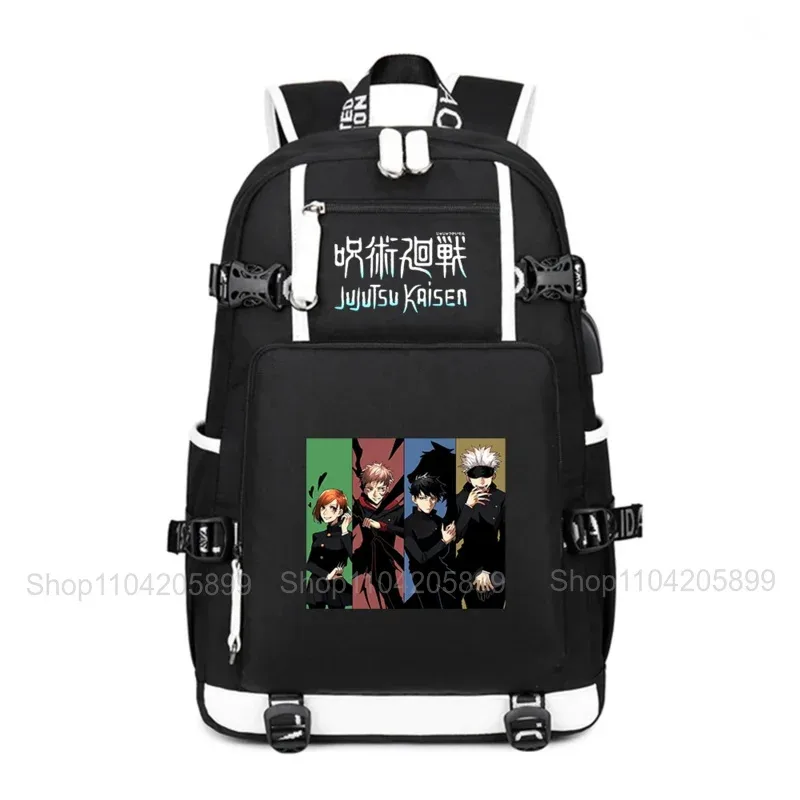 sac à dos jujutsu kaisen, mochila anime, cartable pour étudiants et adolescents, sacs d'école pour garçons et filles, grand sac à dos de voyage quotidien, cadeau