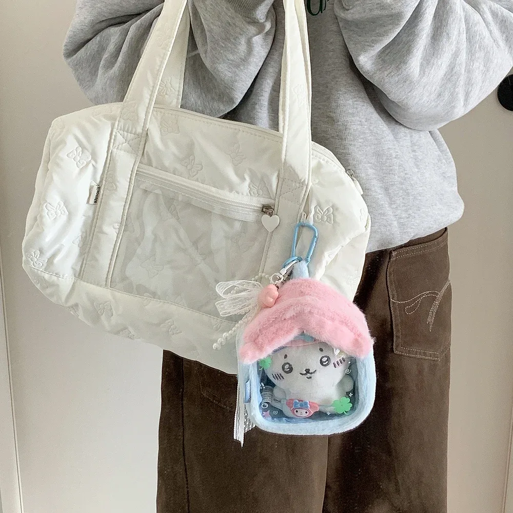kawaii dessin animé maison modèle poupée sac de rangement sac à main mignon fille sac à bandoulière pendentif figure décoration sac portefeuille maquillage sac cadeau