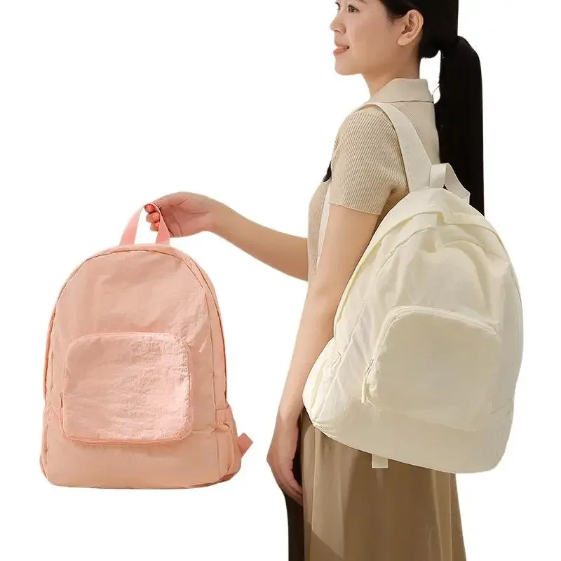 sac à dos pliable pour la randonnée en montagne, en tissu taslon imperméable, sac de voyage de grande capacité pour le sport, la randonnée et le camping.