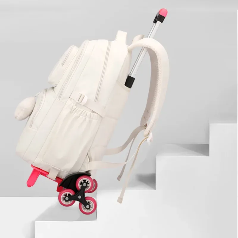 sac à dos scolaire pour enfants, sac à roulettes pour filles, sac à dos pour étudiants, sac à livres pour enfants, sac à dos à roulettes, sac à dos à roulettes