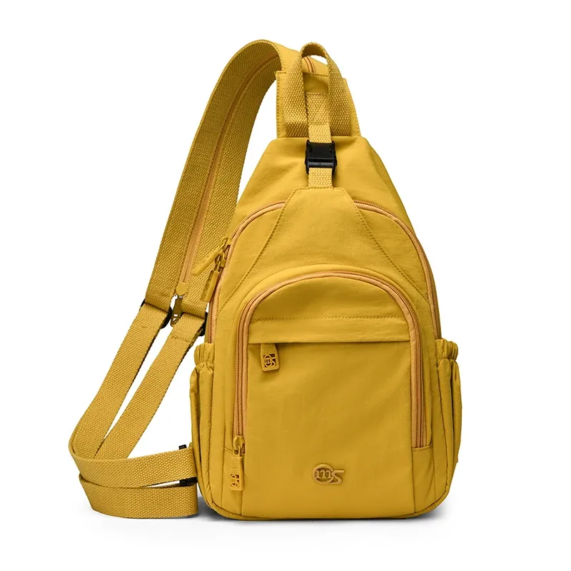sac à bandoulière multifonctionnel 3-en-1 pour femme, convertible en petit sac à dos et sac banane, sac à main léger en nylon