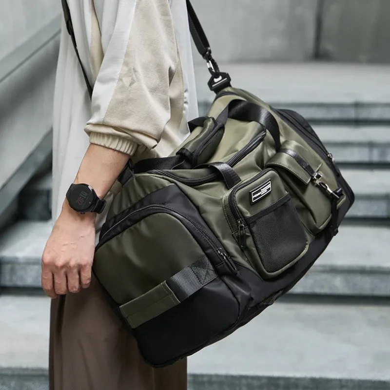 sac à dos de voyage pour hommes, grande capacité, randonnée, multifonction, pour ordinateur portable, polochon, séparation sèche et humide, sac de sport pour hommes