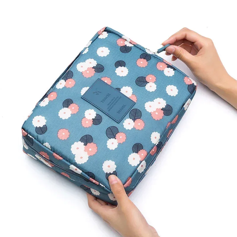 sac de maquillage pour femme de grande capacité, sac cosmétique pour femme, organiseur de toilette, étanche, étui de rangement pour maquillage féminin