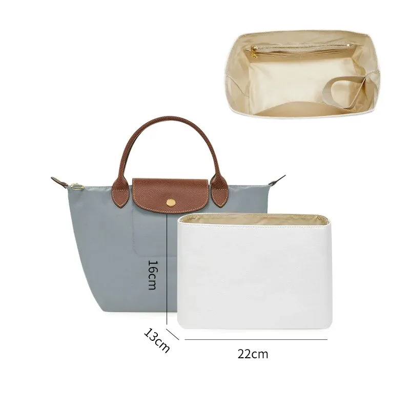 insert organisateur de sac à main pour sacs à main, organisateur de sac en feutre pour fourre-tout et sac à main, compatible avec longchamp
