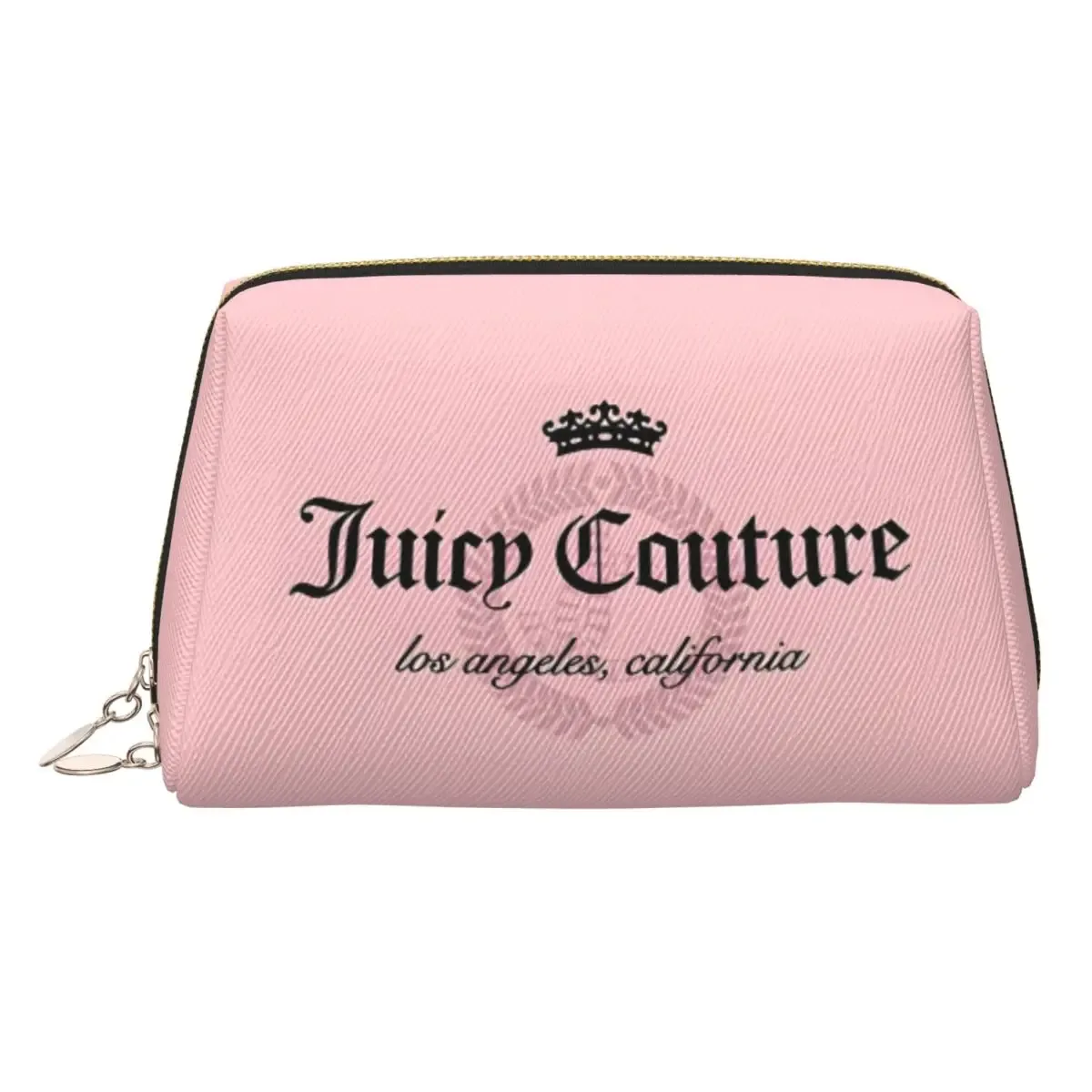 sac de maquillage j-juicy-c-couture, pochette à fermeture éclair, sacs cosmétiques de voyage, grand sac cosmétique portable en cuir pour femmes
