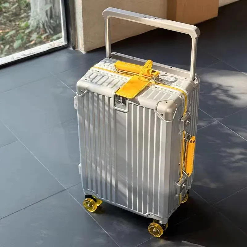 colenara bagages sac de voyage 20 "24" 26 "28" 30 pouces grande capacité boîtier de chariot abs + pc boîte d'embarquement valise à cadre en aluminium