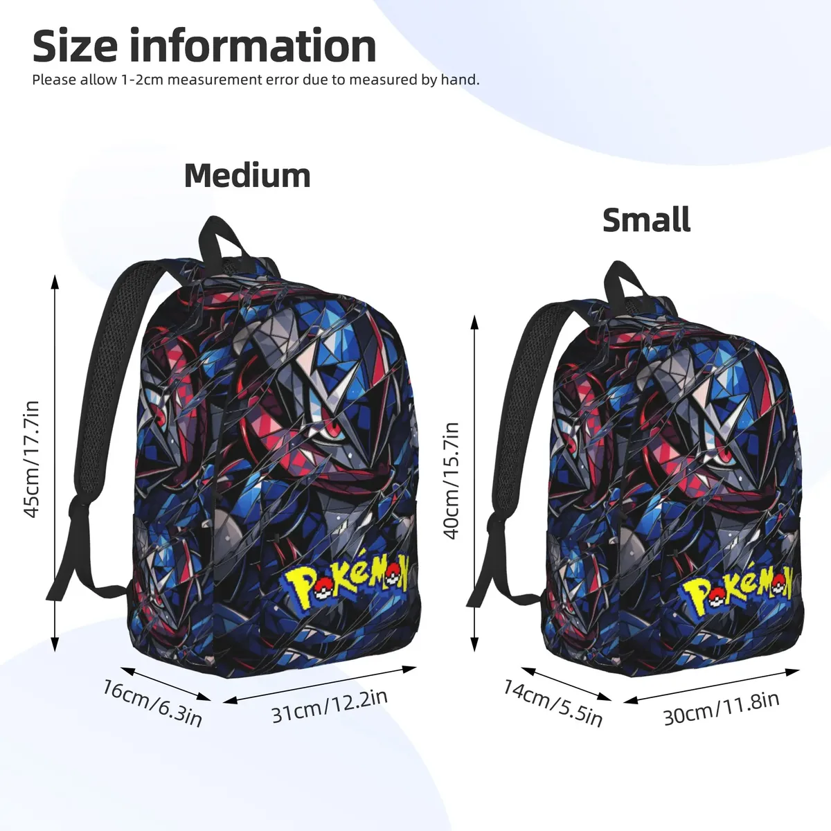 sac à dos greninja pokemon à la mode, mochilas, sac à dos à double usage, robuste, pour voyage