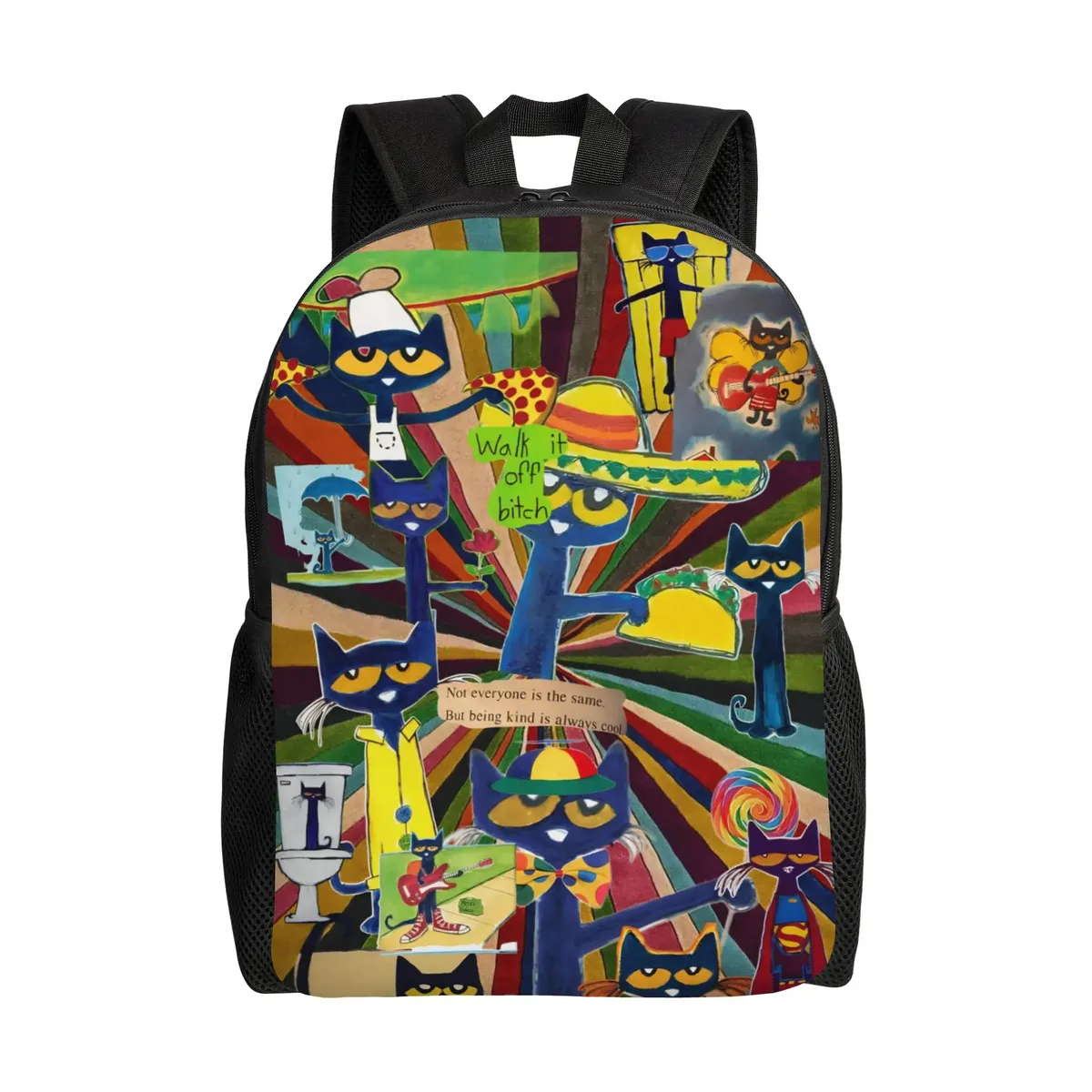 pete the cat sac à dos pour enfants, pour filles et garçons, sacs à dos mignons pour enfants d'âge préscolaire