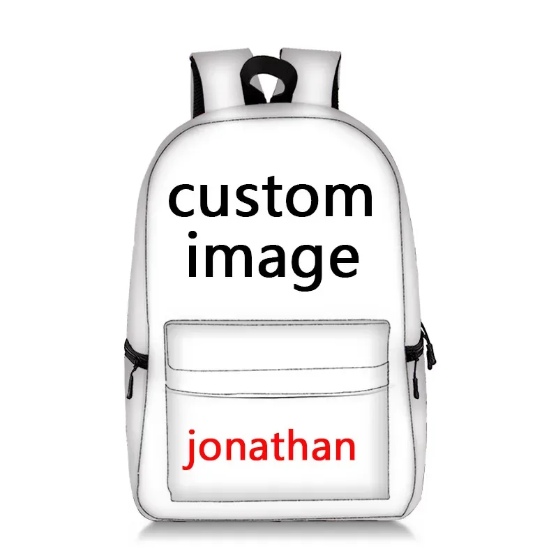 sac à dos personnalisé avec image, sacs d'école pour adolescents, femmes et hommes, sac à bandoulière pour voyage, sac à dos de jour