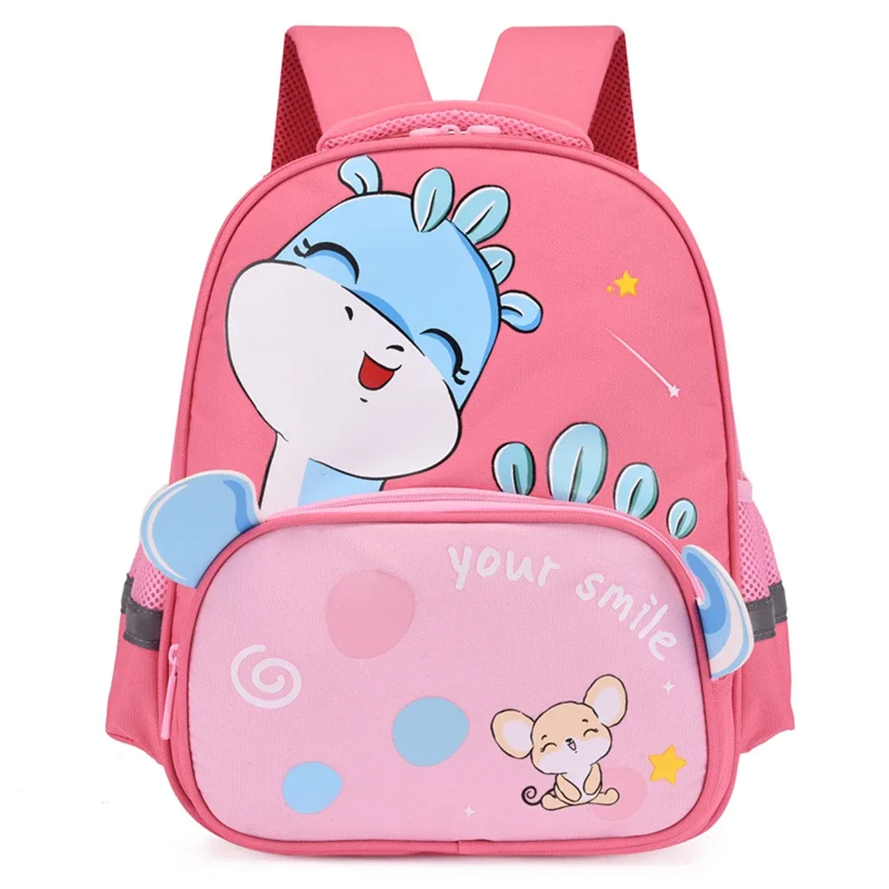sac à dos de dessin animé mignon 2025, sac de maternelle grande capacité, sac de campus brodé personnalisé, pack cadeau personnalisé avec votre nom