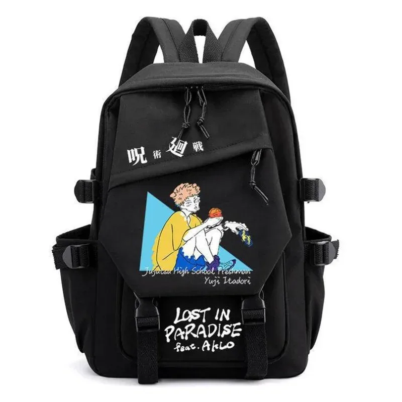 sac à dos anime jujutsu kaimmense pour hommes et femmes, cartable pour adolescents, sacs pour ordinateur portable gojo satoru, cartable d'extérieur à la mode