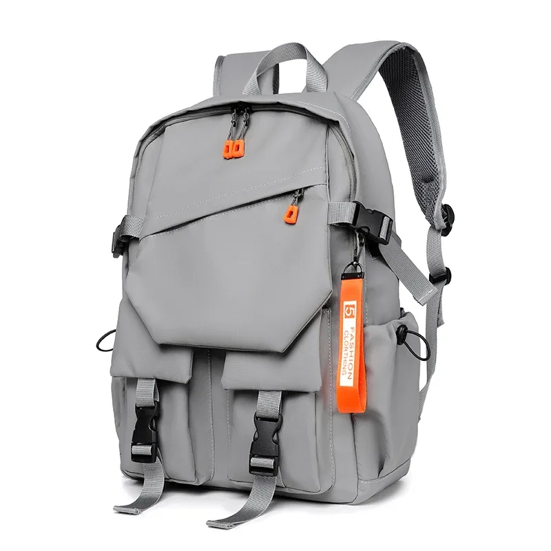 sac à dos tendance pour hommes, sac à dos pour ordinateur portable 15.6, avec usb, grande capacité, étanche, sac de voyage, sacs d'école simples pour hommes