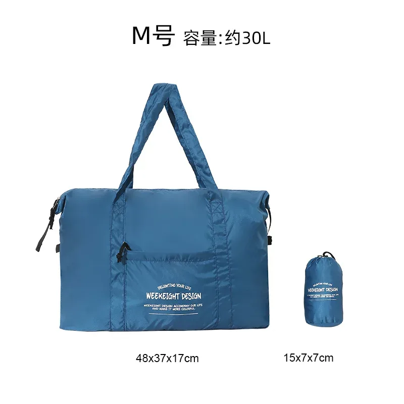 sac de voyage de camping en plein air sac à main léger pliable à bandoulière unique sac de rangement de grande capacité pour les voyages d'affaires et le tapis...