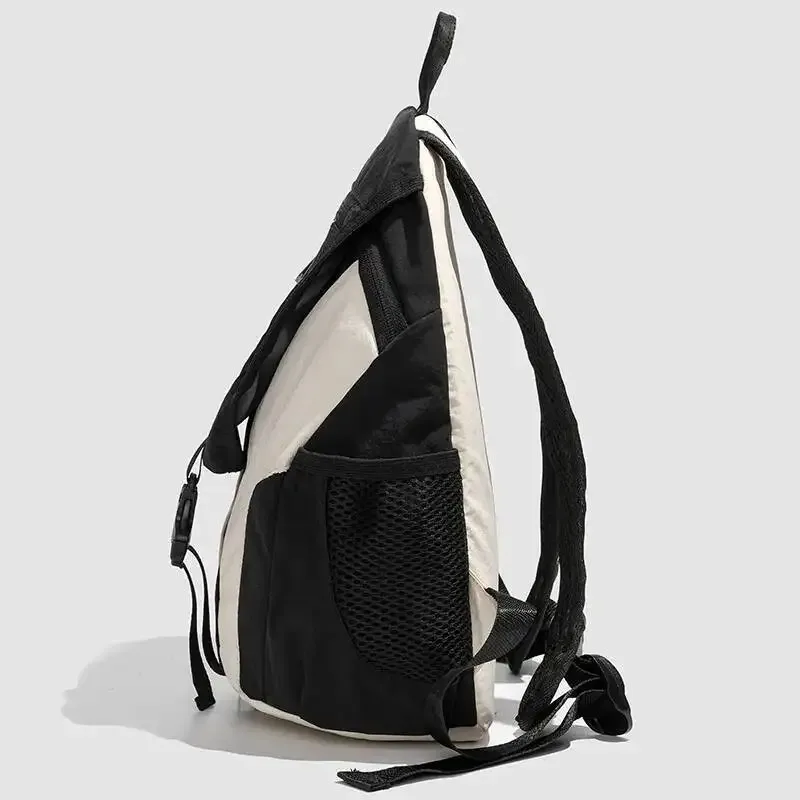 Sac à dos de voyage de randonnée à blocs de couleurs pour étudiants, nouvelle mode 2025, sac à dos de voyage léger en plein air pour femmes