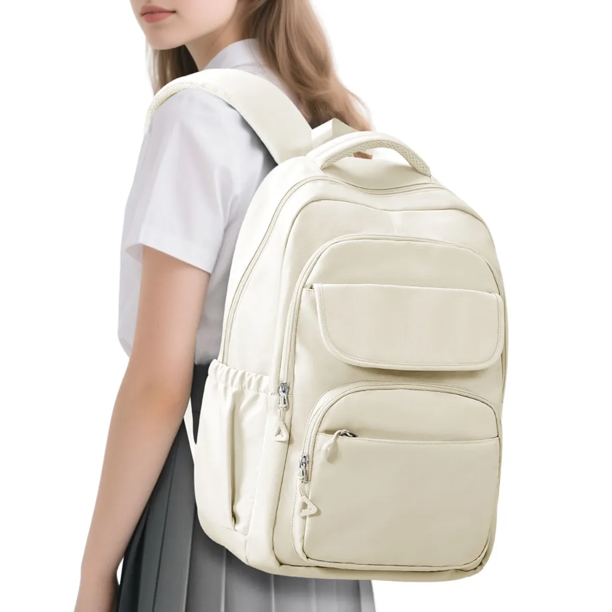 sacs à dos pour ordinateur portable 15,6 pouces, cartable d'école primaire pour filles et garçons du premier cycle du secondaire, grands sacs à livres pour adolescents