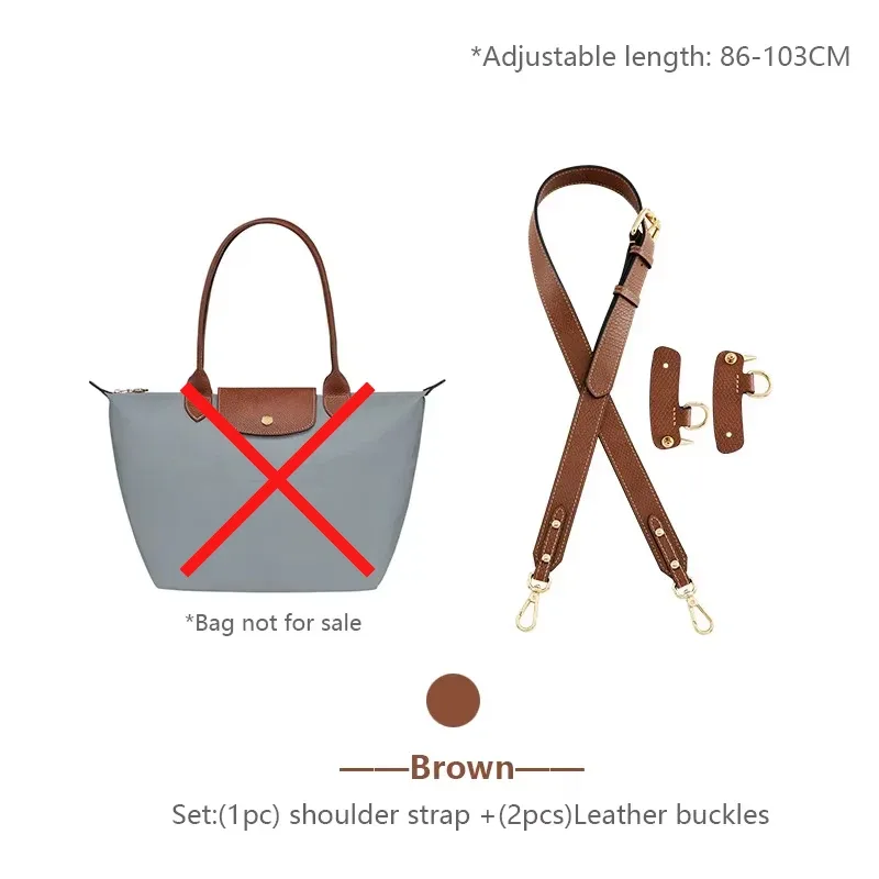 sangle de sac à bandoulière pour sac à bandoulière en cuir longchamp m, ceinture durable à porter en travers du corps, sans perçage, accessoires de remplacement