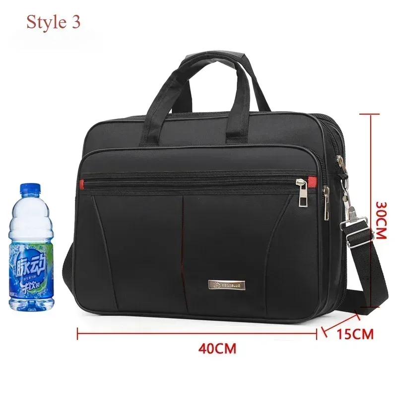 porte-documents de grande capacité, sacs de rangement d'informations pour documents d'affaires, protection pour ordinateur portable de voyage de week-end, organiser les accessoires de sac à main