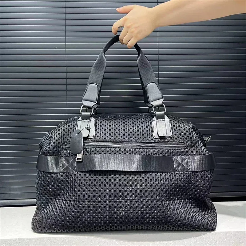 xmessun nouveau sac de voyage tendance pour femmes, sac de loisirs à grande capacité, sac de vacances imperméable en nylon, sac à bandoulière en maille