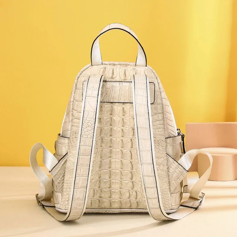 sac à dos en cuir de luxe pour femmes, sac à main en cuir de vache de haute qualité, sac de marque pour femmes